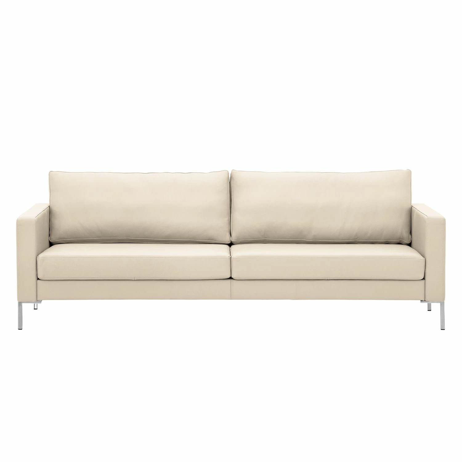 Fredriks Sofa Portobello (3-Sitzer) Echtleder - Echtleder Gad: Creme - Eckig 2 Fredriks Sofa Portobello (3-Sitzer) Echtleder - Echtleder Gad: Creme - Eckig – Bild 2