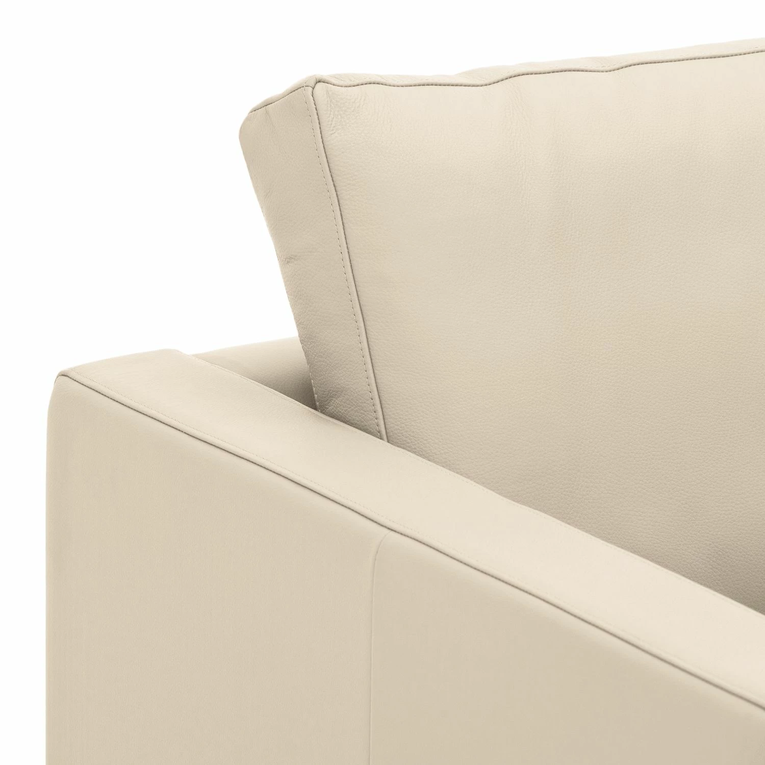 Fredriks Sofa Portobello (3-Sitzer) Echtleder - Echtleder Gad: Creme - Eckig 5 Fredriks Sofa Portobello (3-Sitzer) Echtleder - Echtleder Gad: Creme - Eckig – Bild 5
