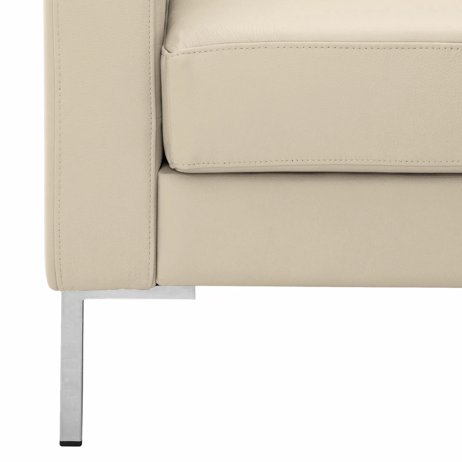 Fredriks Sofa Portobello (3-Sitzer) Echtleder - Echtleder Gad: Creme - Eckig 7 Fredriks Sofa Portobello (3-Sitzer) Echtleder - Echtleder Gad: Creme - Eckig – Bild 7