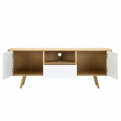 Studio Copenhagen TV-Lowboard Loca III - Weiß / Eiche -Wohnzimmermöbel boutique en ligne 1000005413 60 GALLERYIMAGES P000000001000005413