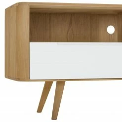 Studio Copenhagen TV-Lowboard Loca IV - Weiß / Wildeiche -Wohnzimmermöbel boutique en ligne 1000005415 90 GALLERYIMAGES P000000001000005415