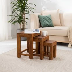 Ars Natura Beistelltisch Ohio (3er-Set) - Sheesham massiv -Wohnzimmermöbel boutique en ligne 1000008721 210518 15225400002 MOOD DETAILS P000000001000008721 mood