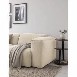 Studio Copenhagen 2-Sitzer Sofa HUDSON - Webstoff Saia: Beige -Wohnzimmermöbel boutique en ligne 1000009117 201130 15531600017 DETAILS P000000001000009117