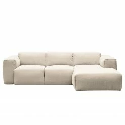 Studio Copenhagen Ecksofa HUDSON 3-Sitzer mit Longchair - Webstoff Saia: Beige - Breite: 251 cm - Longchair davorstehend rechts -Wohnzimmermöbel boutique en ligne 1000009771 201102 08125900130 DETAILS P000000001000009771 1