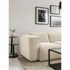 Studio Copenhagen Ecksofa HUDSON 3-Sitzer mit Longchair - Webstoff Saia: Beige - Breite: 251 cm - Longchair davorstehend rechts -Wohnzimmermöbel boutique en ligne 1000009771 201130 15532200099 DETAILS P000000001000009771 1