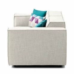 Sofa Kinx (2-Sitzer) Webstoff - Webstoff Milan: Altweiß - Keine Funktion -Wohnzimmermöbel boutique en ligne 1000011646 180619 155722237 GALLERYIMAGES P000000001000011646