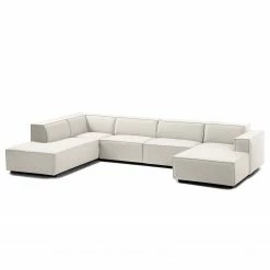 Wohnlandschaft Kinx Webstoff - Webstoff Milan: Altweiß - Longchair davorstehend rechts / Ottomane links 25 Wohnlandschaft Kinx Webstoff - Webstoff Milan: Altweiß - Longchair davorstehend rechts / Ottomane links -Wohnzimmermöbel boutique en ligne 1000011746 180619 1559191015 GALLERYIMAGES P000000001000011746