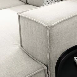 Wohnlandschaft Kinx Webstoff - Webstoff Milan: Altweiß - Longchair davorstehend rechts / Ottomane links 36 Wohnlandschaft Kinx Webstoff - Webstoff Milan: Altweiß - Longchair davorstehend rechts / Ottomane links -Wohnzimmermöbel boutique en ligne 1000011746 180619 1559211026 GALLERYIMAGES P000000001000011746