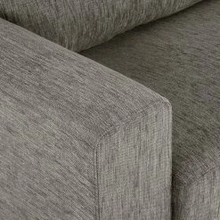 Fredriks Ecksofa Summer - Webstoff Madu: Hellgrau - Longchair davorstehend rechts - Ohne Schlaffunktion -Wohnzimmermöbel boutique en ligne 1000012445 200623 11300200031 DETAILS P000000001000012445