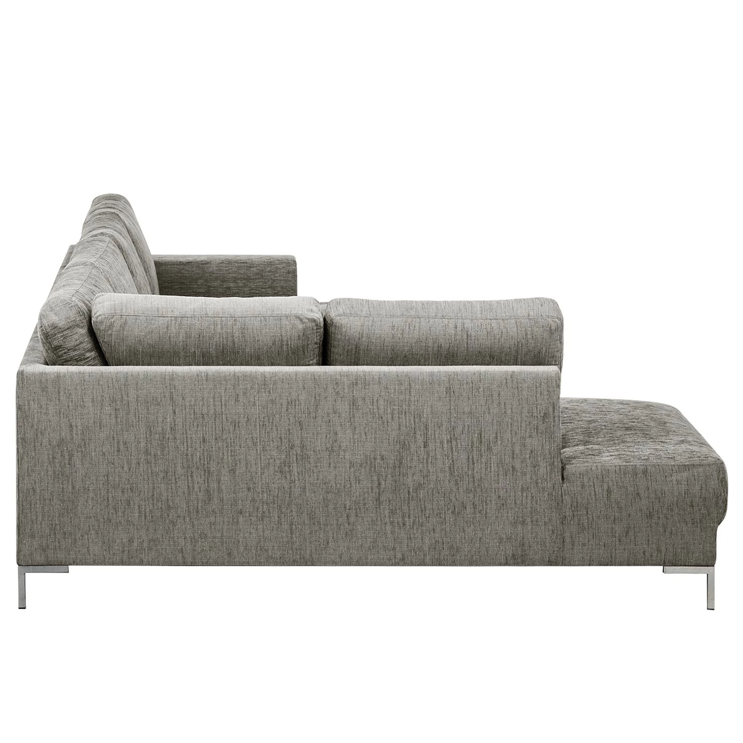 Fredriks Wohnlandschaft Summer Webstoff - Webstoff Madu: Hellgrau - Longchair davorstehend rechts / Ottomane links 8 Fredriks Wohnlandschaft Summer Webstoff - Webstoff Madu: Hellgrau - Longchair davorstehend rechts / Ottomane links – Bild 8