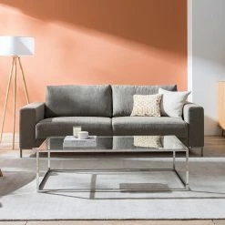 Fredriks Sofa Summer (3-Sitzer) - Webstoff Madu: Hellgrau -Wohnzimmermöbel boutique en ligne 1000012451 210504 13123000006 MOOD DETAILS P000000001000012451 mood