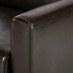 Maison Belfort Sofa Fragola (2-Sitzer) - Echtleder Dunkelbraun -Wohnzimmermöbel boutique en ligne 1000015215 210901 14170700017 DETAILS P000000001000015215