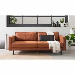 Ars manufacti 3-Sitzer Sofa FORT DODGE - Antiklederlook - Microfaser Yaka: Cognac 16 Ars manufacti 3-Sitzer Sofa FORT DODGE - Antiklederlook - Microfaser Yaka: Cognac -Wohnzimmermöbel boutique en ligne 1000015496 190607 09244400001 MOOD GALLERYIMAGES P000000001000015496 mood