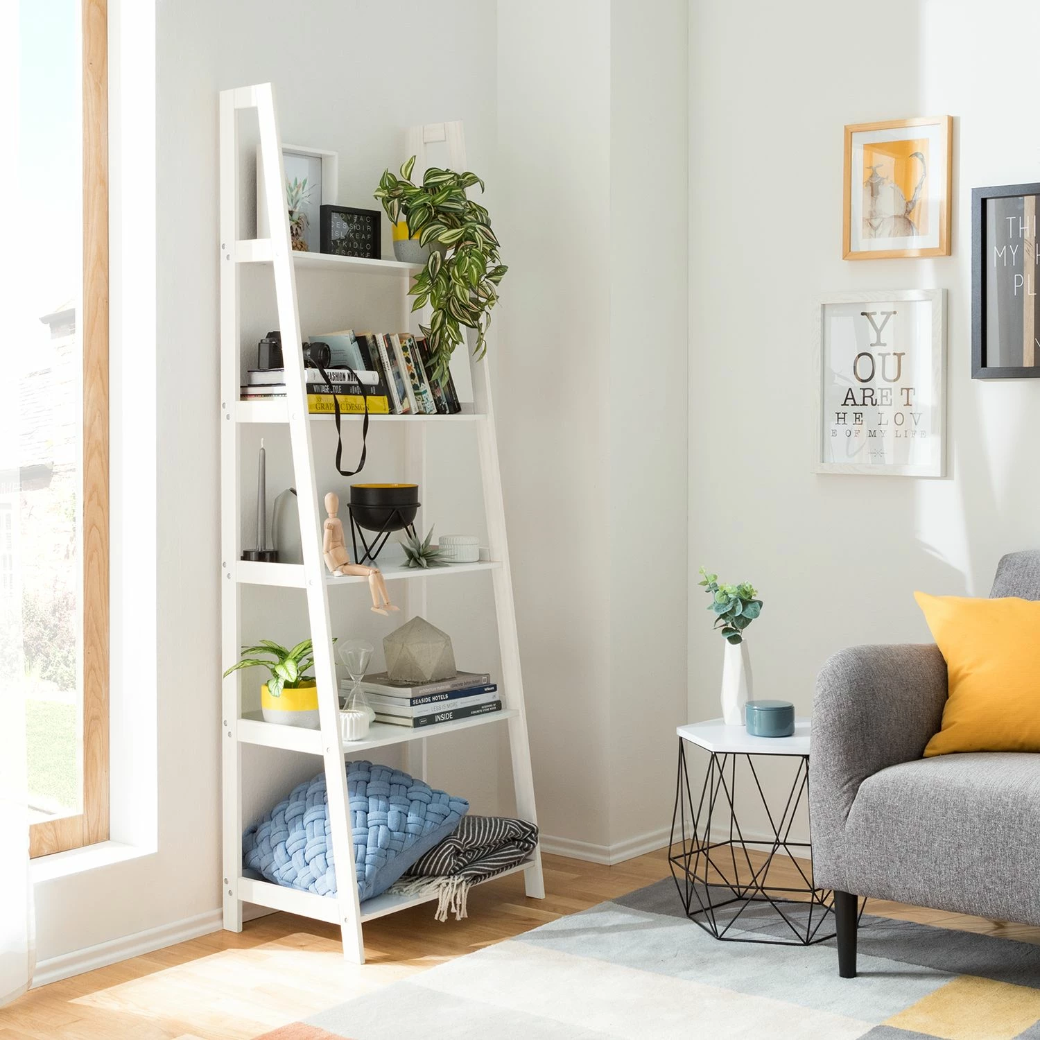 Mørteens Regal Dilbert I - Weiß 2 Mørteens Regal Dilbert I - Weiß – Bild 2