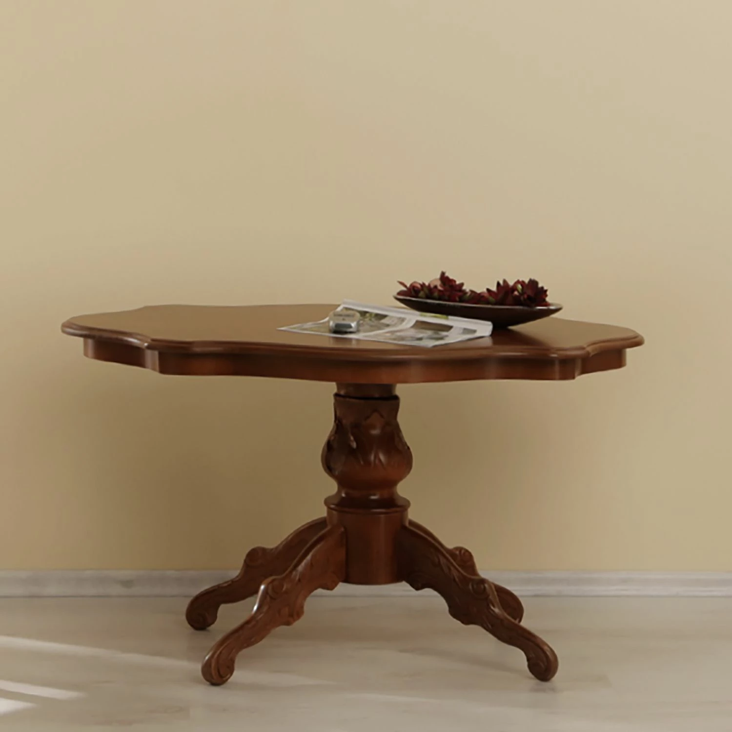 Montreux Couchtisch Romano I - Ayous teilmassiv - Antikbraun 3 Montreux Couchtisch Romano I - Ayous teilmassiv - Antikbraun – Bild 3