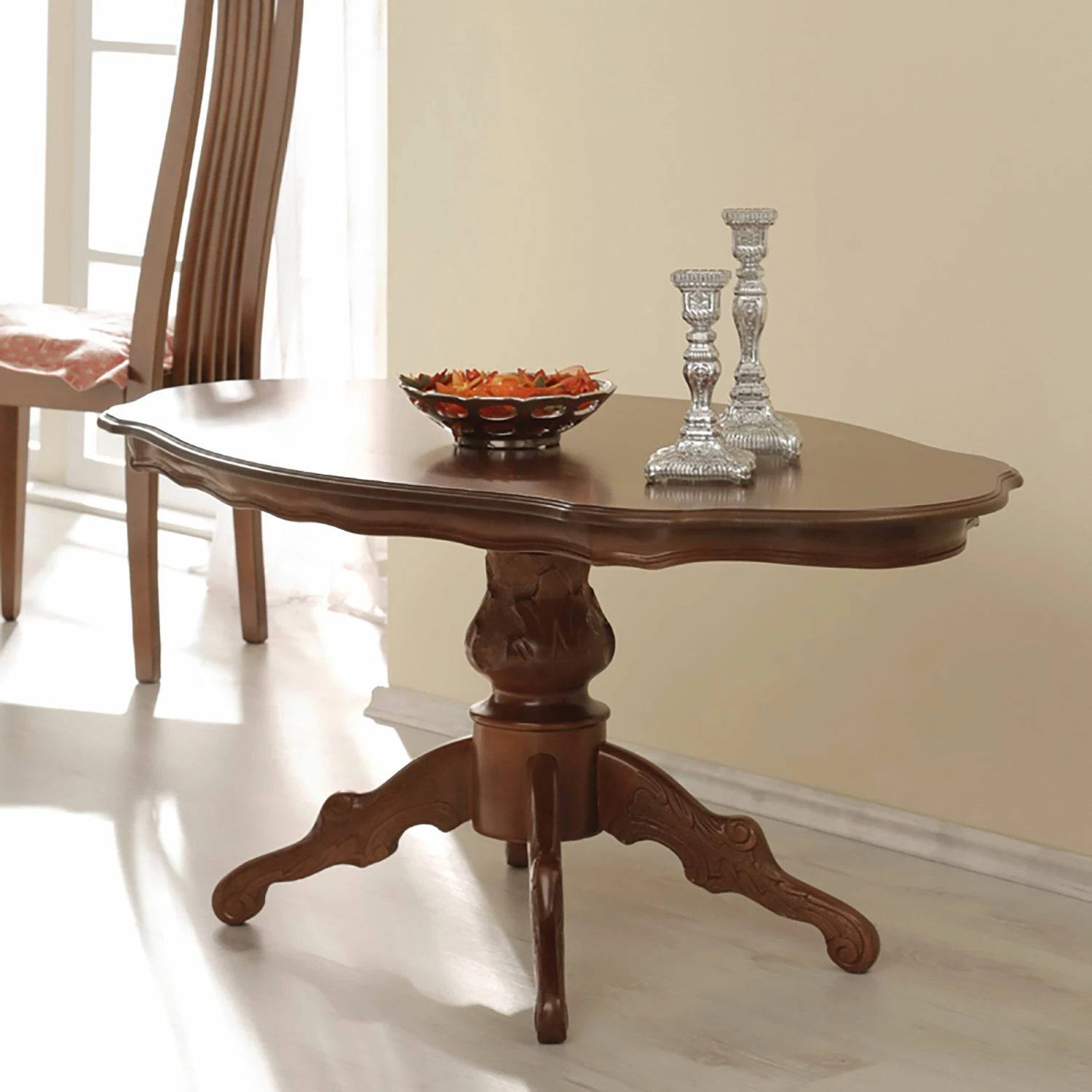 Montreux Couchtisch Romano II - Ayous teilmassiv - Antikbraun 2 Montreux Couchtisch Romano II - Ayous teilmassiv - Antikbraun – Bild 2