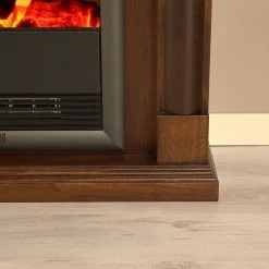 Montreux Elektrokamin Lomba - Nußbaumfarbig antik mit Wurzelfurnier -Wohnzimmermöbel boutique en ligne 1000017563 220614 054 DETAILS P000000001000017563