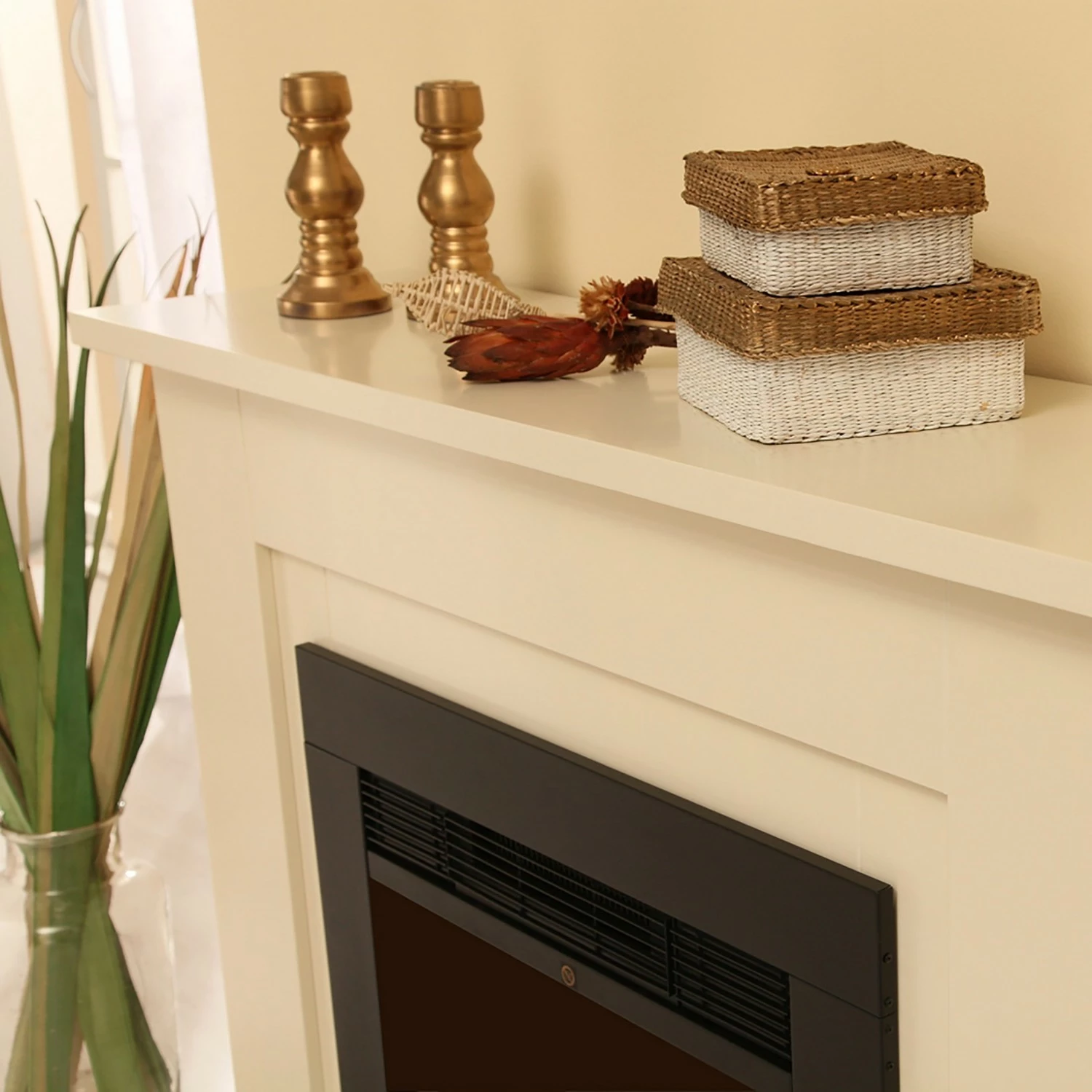 Montreux Elektrokamin Shad - Cremeweiß 10 Montreux Elektrokamin Shad - Cremeweiß – Bild 10