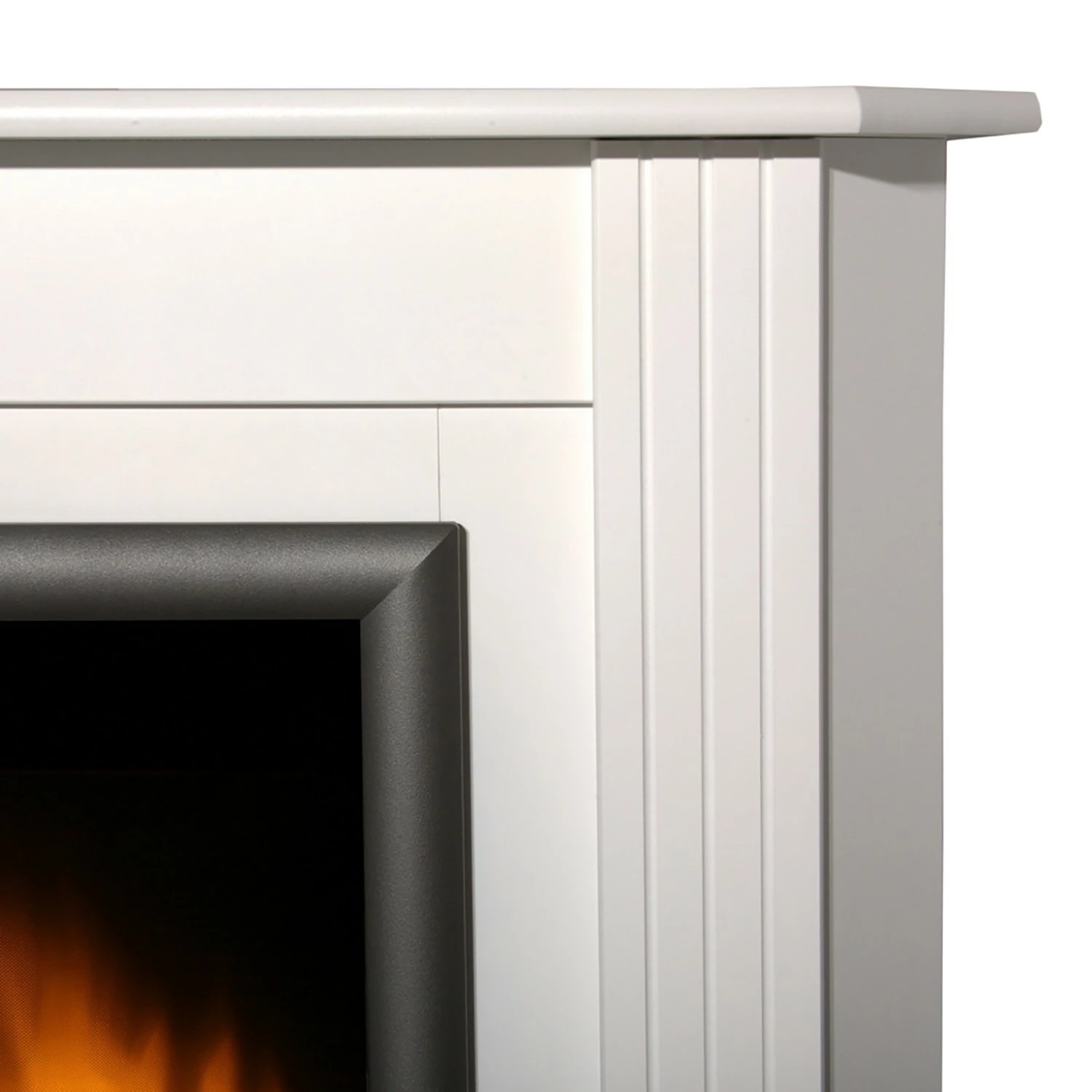 Montreux Elektro-Eckkamin Born - Weiß 5 Montreux Elektro-Eckkamin Born - Weiß – Bild 5