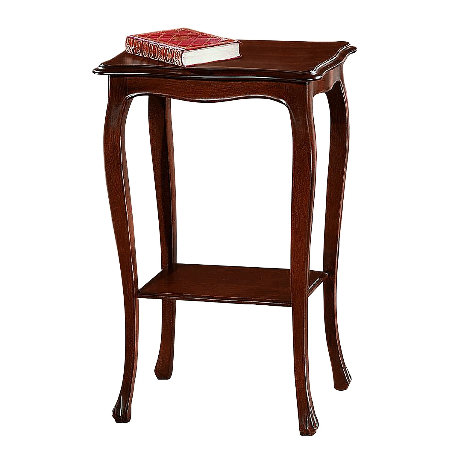 Montreux Beistelltisch Eta - Ayous teilmassiv - Antikbraun 1 Montreux Beistelltisch Eta - Ayous teilmassiv - Antikbraun