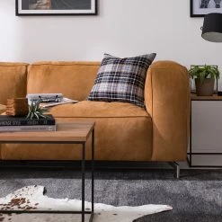 Ars manufacti Sofa Pentre (3-Sitzer) Echtleder - Hellbraun -Wohnzimmermöbel boutique en ligne 1000020142 200518 14204900002 DETAILS P000000001000020142