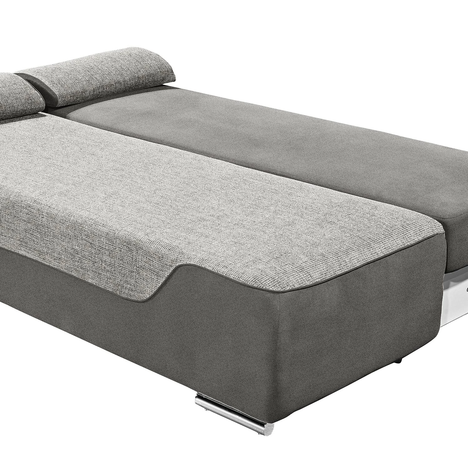 Fredriks Dauerschlafsofa Trepang - Strukturstoff / Flachgewebe - Grau / Hellgrau 8 Fredriks Dauerschlafsofa Trepang - Strukturstoff / Flachgewebe - Grau / Hellgrau – Bild 8