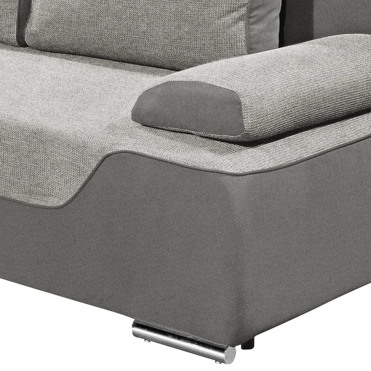 Fredriks Dauerschlafsofa Trepang - Strukturstoff / Flachgewebe - Grau / Hellgrau 9 Fredriks Dauerschlafsofa Trepang - Strukturstoff / Flachgewebe - Grau / Hellgrau – Bild 9
