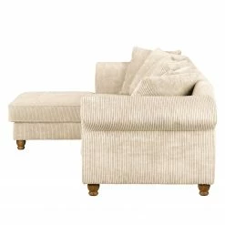 Maison Belfort Ecksofa Colares Cord - Creme - Longchair davorstehend links -Wohnzimmermöbel boutique en ligne 1000022157 210506 17471500045 DETAILS P000000001000022157
