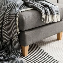 Norrwood Ecksofa MAISON 2-Sitzer mit Longchair - Webstoff Inas: Cubanit - Longchair davorstehend links -Wohnzimmermöbel boutique en ligne 1000022232 120 GALLERYIMAGES P000000001000022232