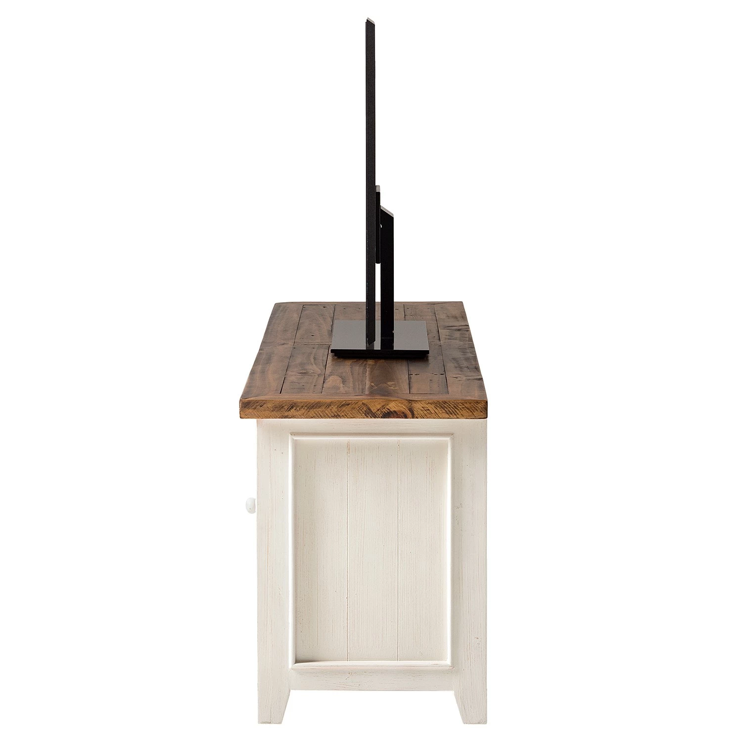 Maison Belfort TV-Lowboard Balignton - Weiß 4 Maison Belfort TV-Lowboard Balignton - Weiß – Bild 4