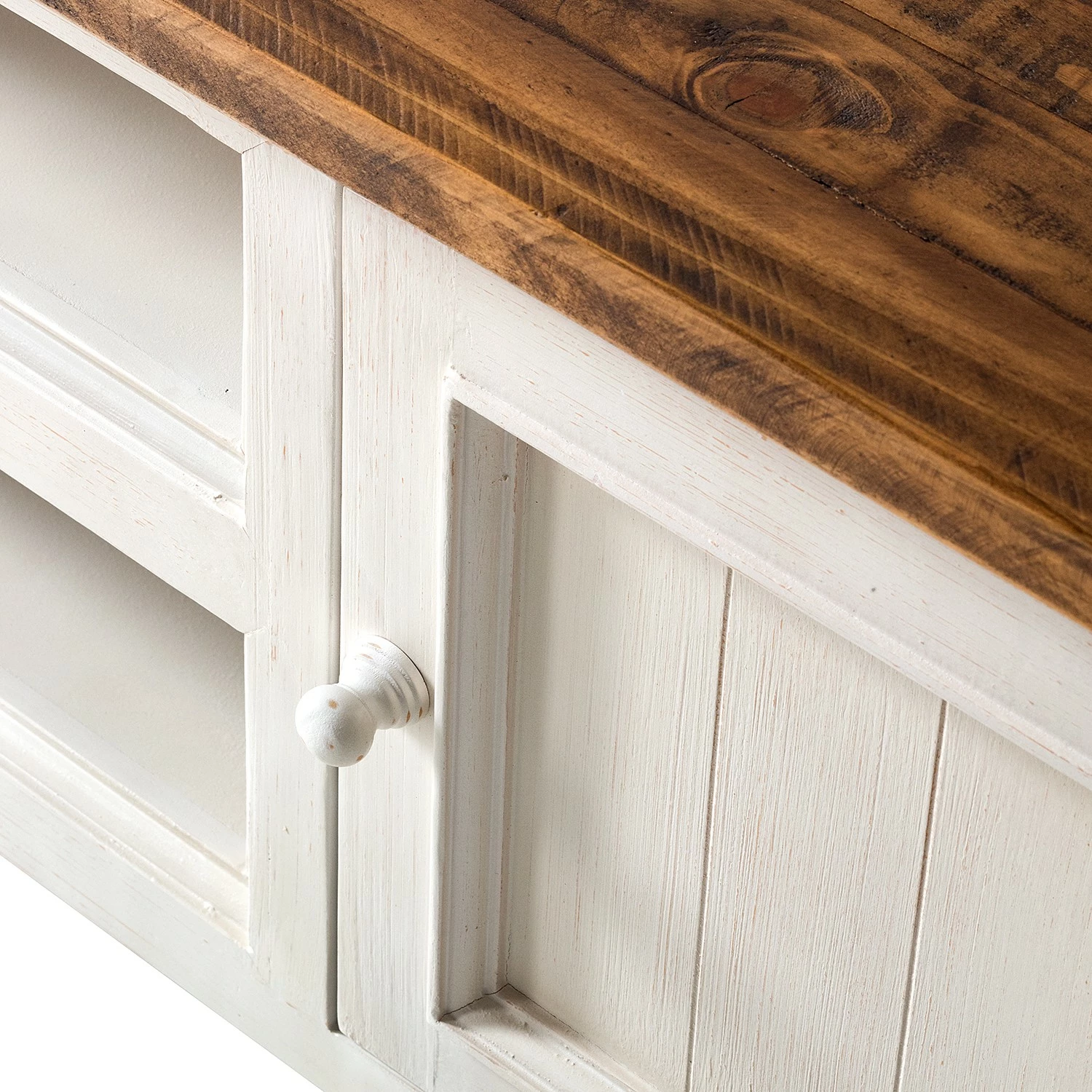 Maison Belfort TV-Lowboard Balignton - Weiß 7 Maison Belfort TV-Lowboard Balignton - Weiß – Bild 7