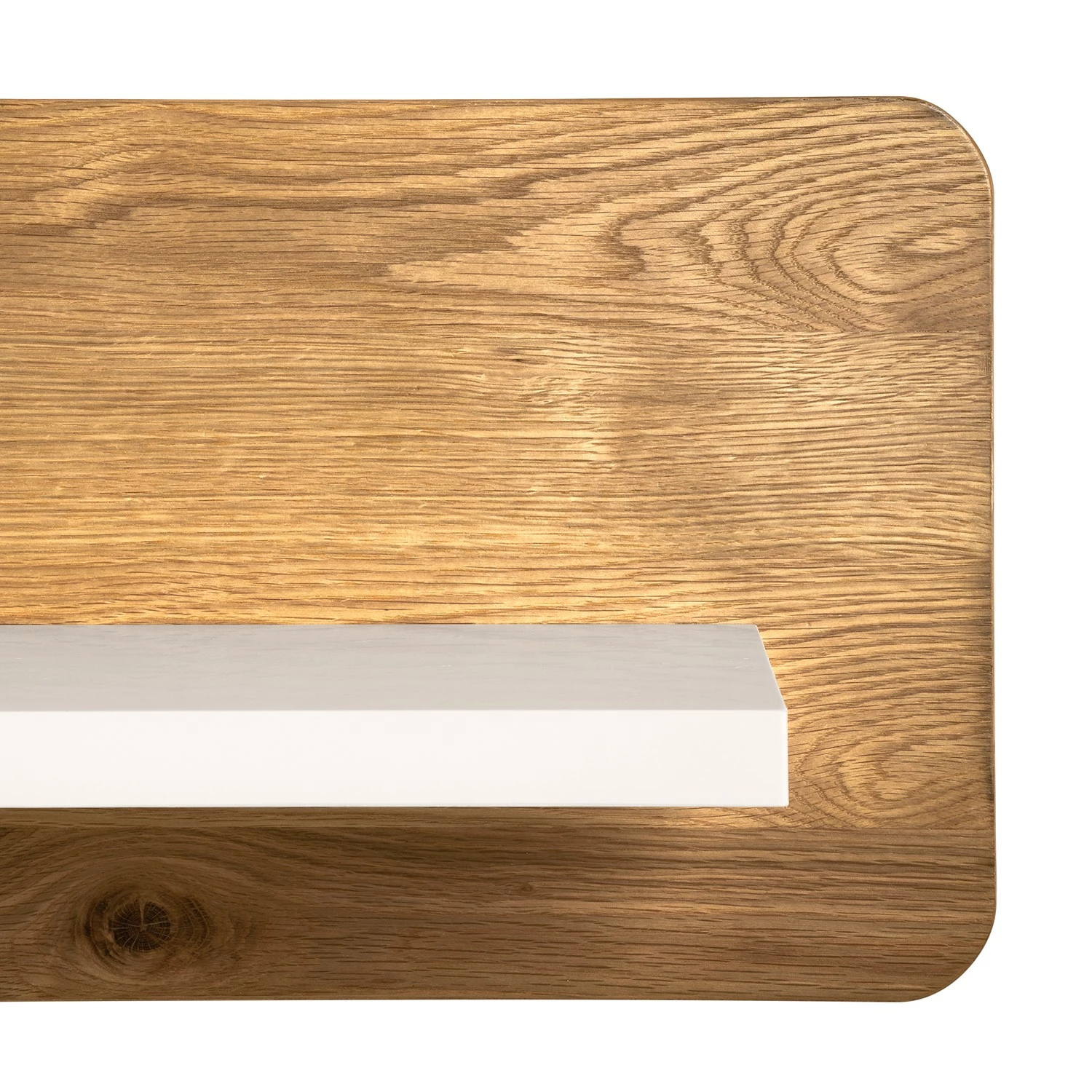 Mørteens Wandboard Boge - Asteiche / Matt Weiß 6 Mørteens Wandboard Boge - Asteiche / Matt Weiß – Bild 6