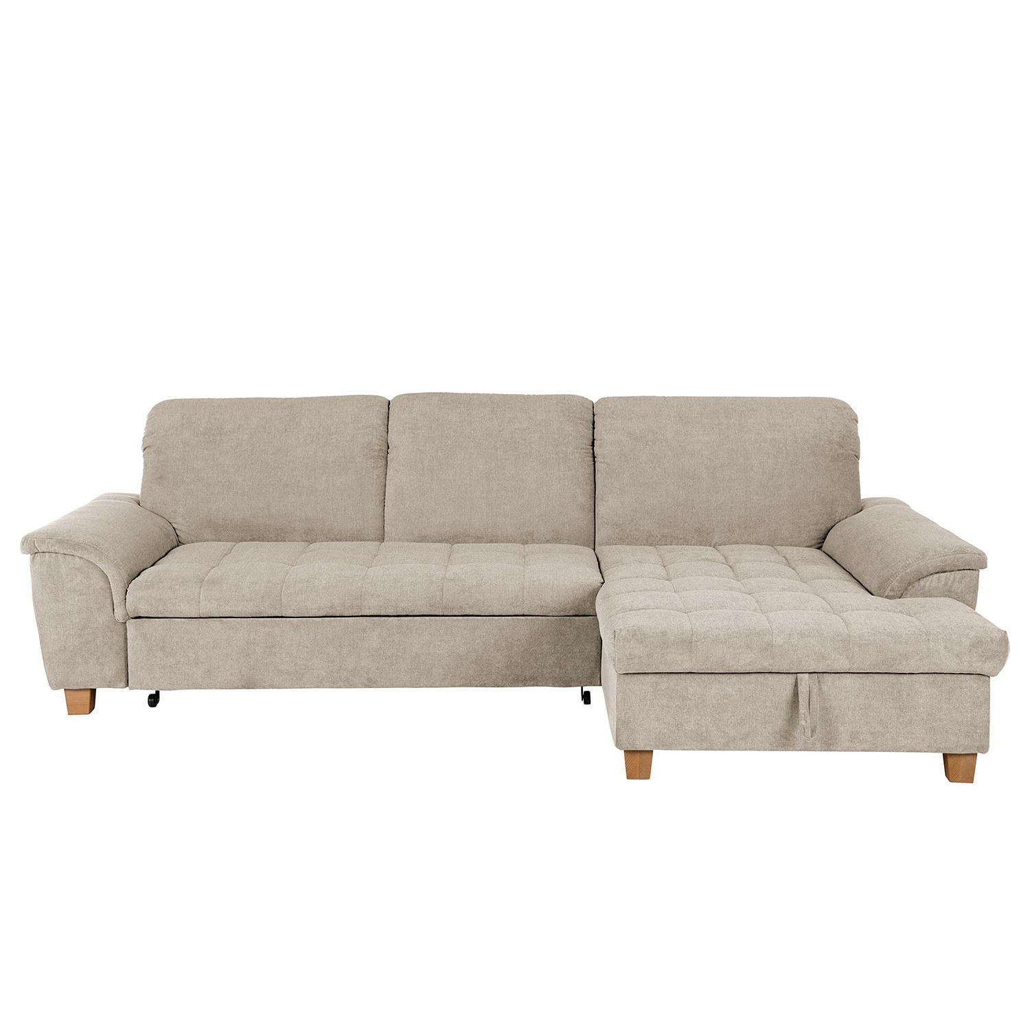 Ars Natura Ecksofa Charlo Microfaser - Cappuccino - Longchair davorstehend rechts - Mit Schlaffunktion 6 Ars Natura Ecksofa Charlo Microfaser - Cappuccino - Longchair davorstehend rechts - Mit Schlaffunktion – Bild 6