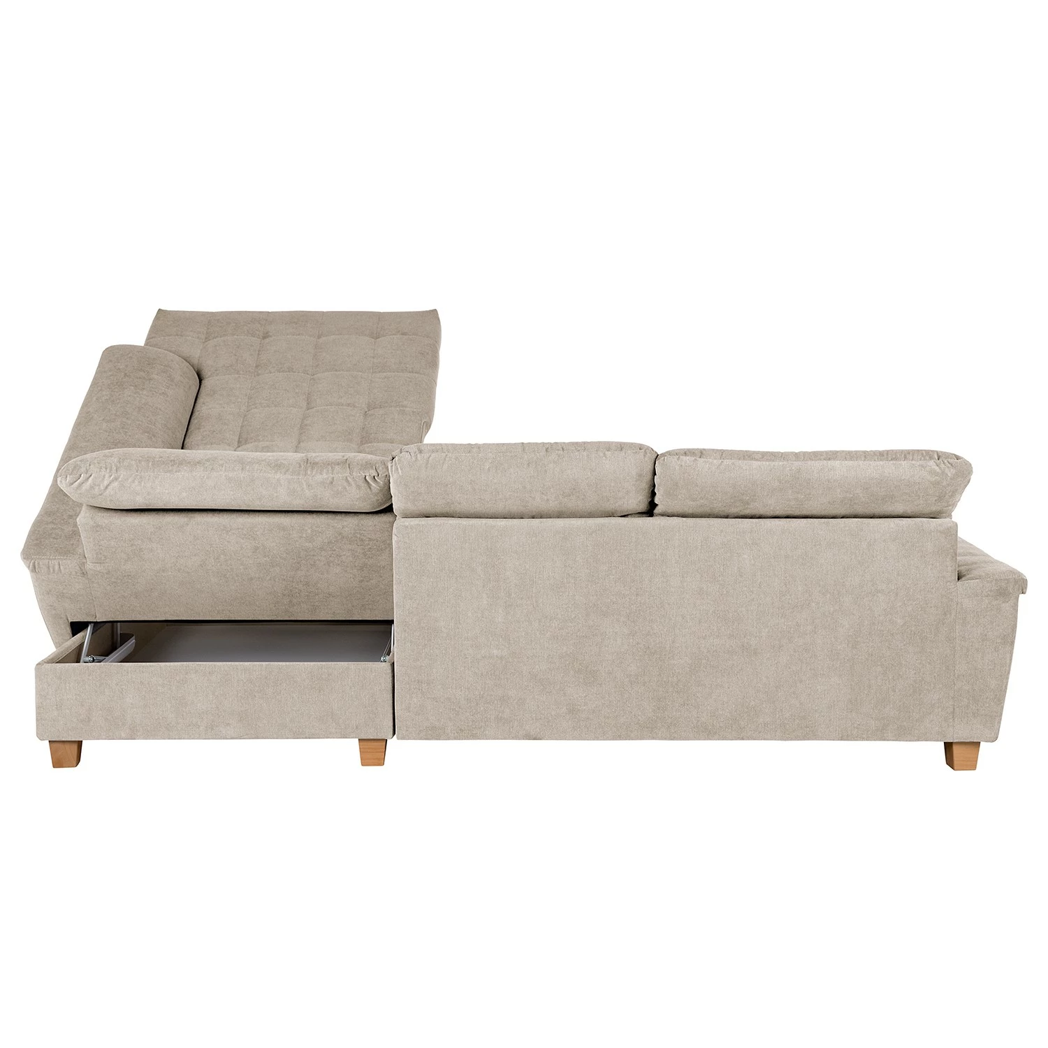 Ars Natura Ecksofa Charlo Microfaser - Cappuccino - Longchair davorstehend rechts - Mit Schlaffunktion 11 Ars Natura Ecksofa Charlo Microfaser - Cappuccino - Longchair davorstehend rechts - Mit Schlaffunktion – Bild 11