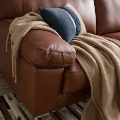 Ars manufacti Sofa Parlin (2,5-Sitzer) Echtleder - Mokka -Wohnzimmermöbel boutique en ligne 1000030627 181109 17511106 GALLERYIMAGES P000000001000030627