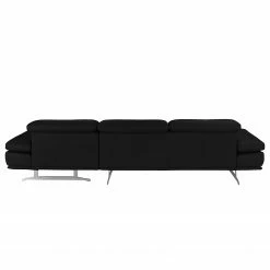 Loftscape Ecksofa Kingman Echtleder - Schwarz - Longchair davorstehend rechts -Wohnzimmermöbel boutique en ligne 1000030801 200703 14323600020 DETAILS P000000001000030801