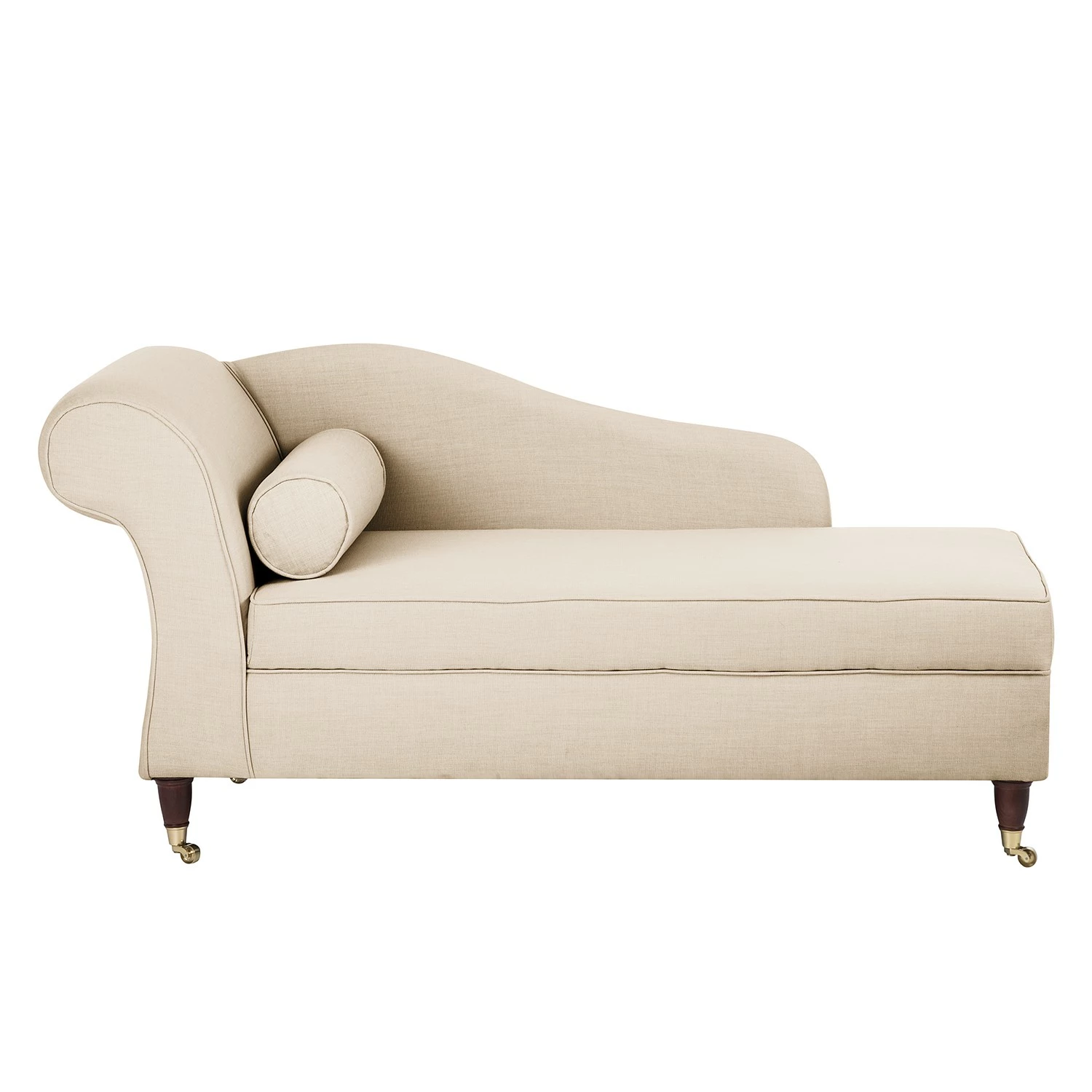 Maison Belfort Recamiere Colmar Webstoff - Beige - Armlehne davorstehend links 4 Maison Belfort Recamiere Colmar Webstoff - Beige - Armlehne davorstehend links – Bild 4