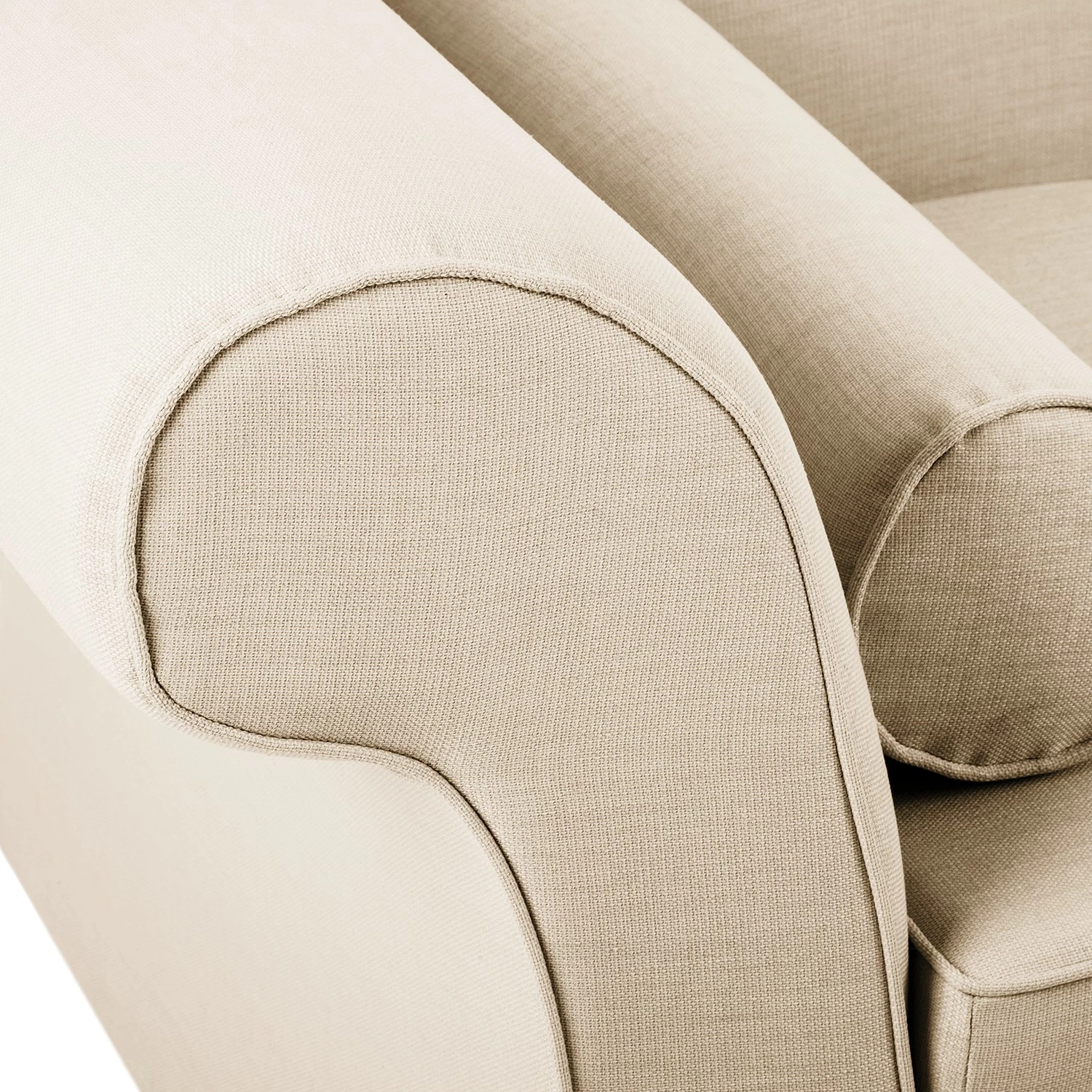 Maison Belfort Recamiere Colmar Webstoff - Beige - Armlehne davorstehend links 9 Maison Belfort Recamiere Colmar Webstoff - Beige - Armlehne davorstehend links – Bild 9