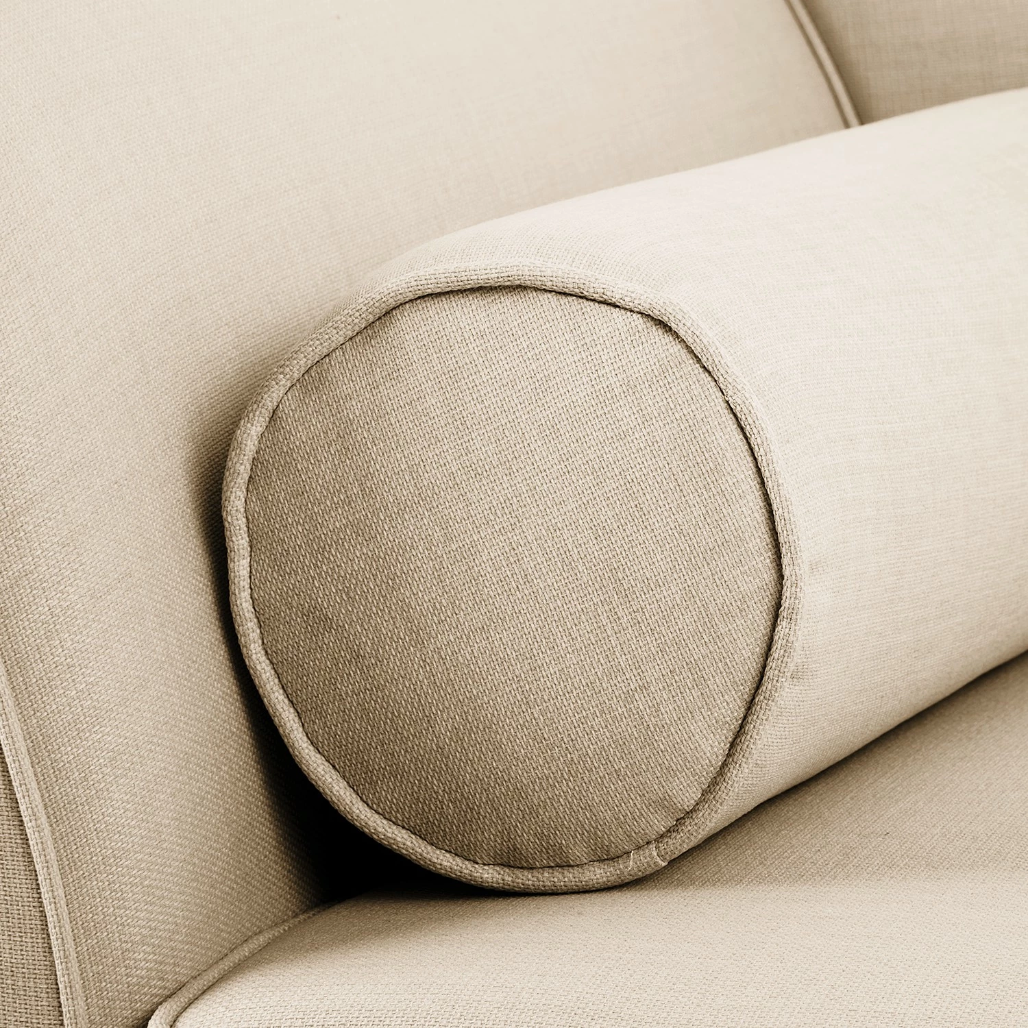 Maison Belfort Recamiere Colmar Webstoff - Beige - Armlehne davorstehend links 10 Maison Belfort Recamiere Colmar Webstoff - Beige - Armlehne davorstehend links – Bild 10