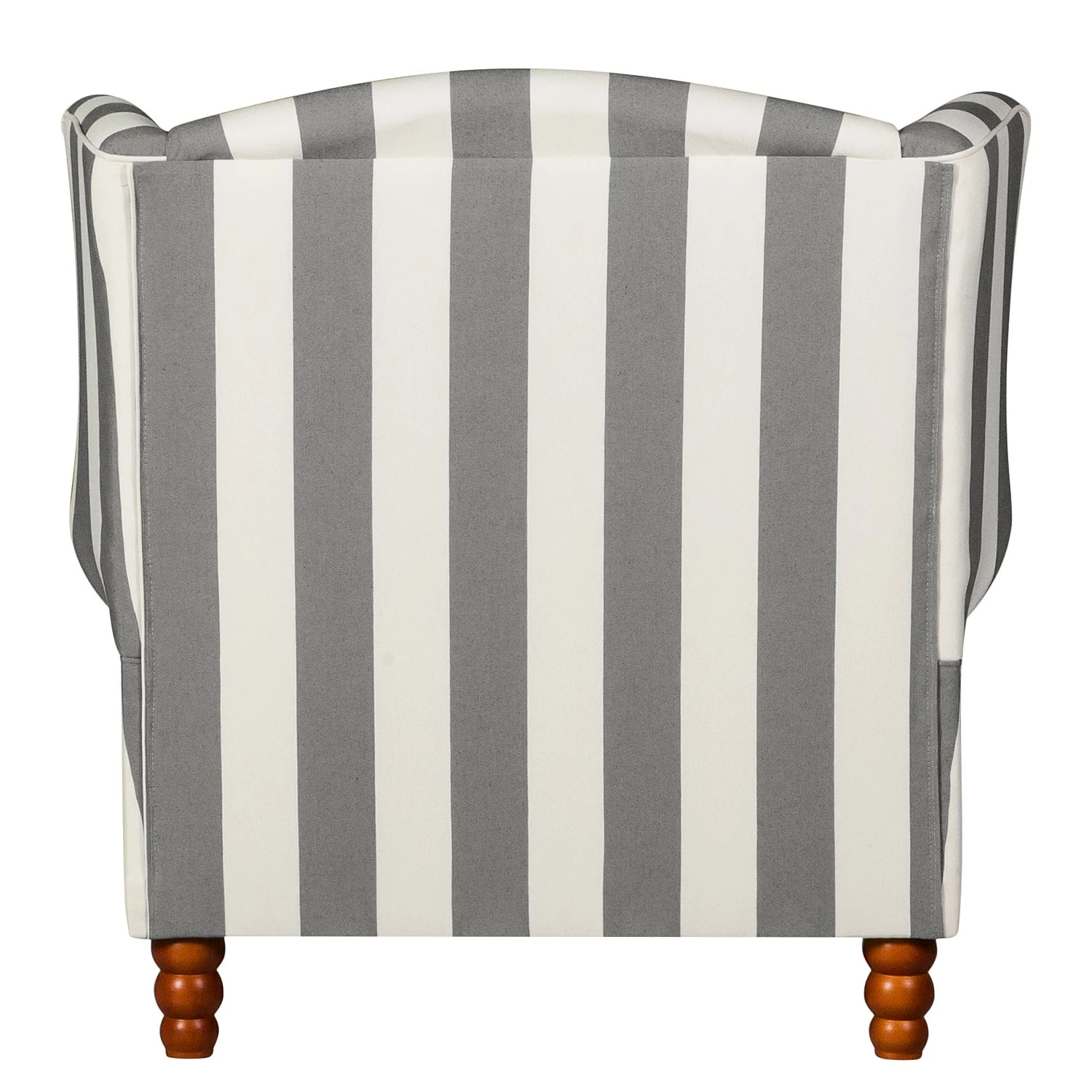 Maison Belfort Ohrensessel Colmar XXL - Grauweiß 5 Maison Belfort Ohrensessel Colmar XXL - Grauweiß – Bild 5