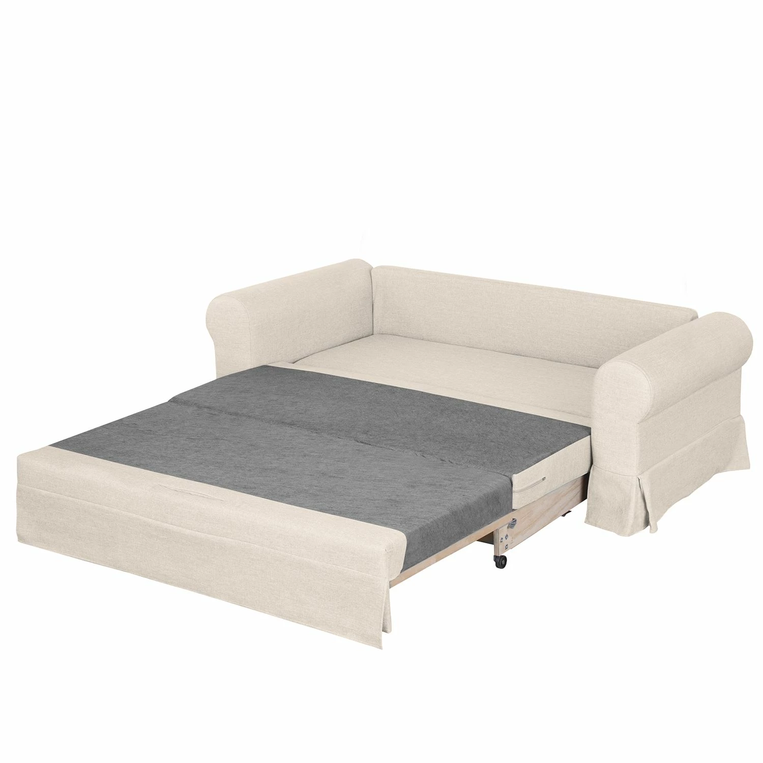 Mooved Schlafsofa Latina III Webstoff - Creme - Breite: 165 cm 7 Mooved Schlafsofa Latina III Webstoff - Creme - Breite: 165 cm – Bild 7
