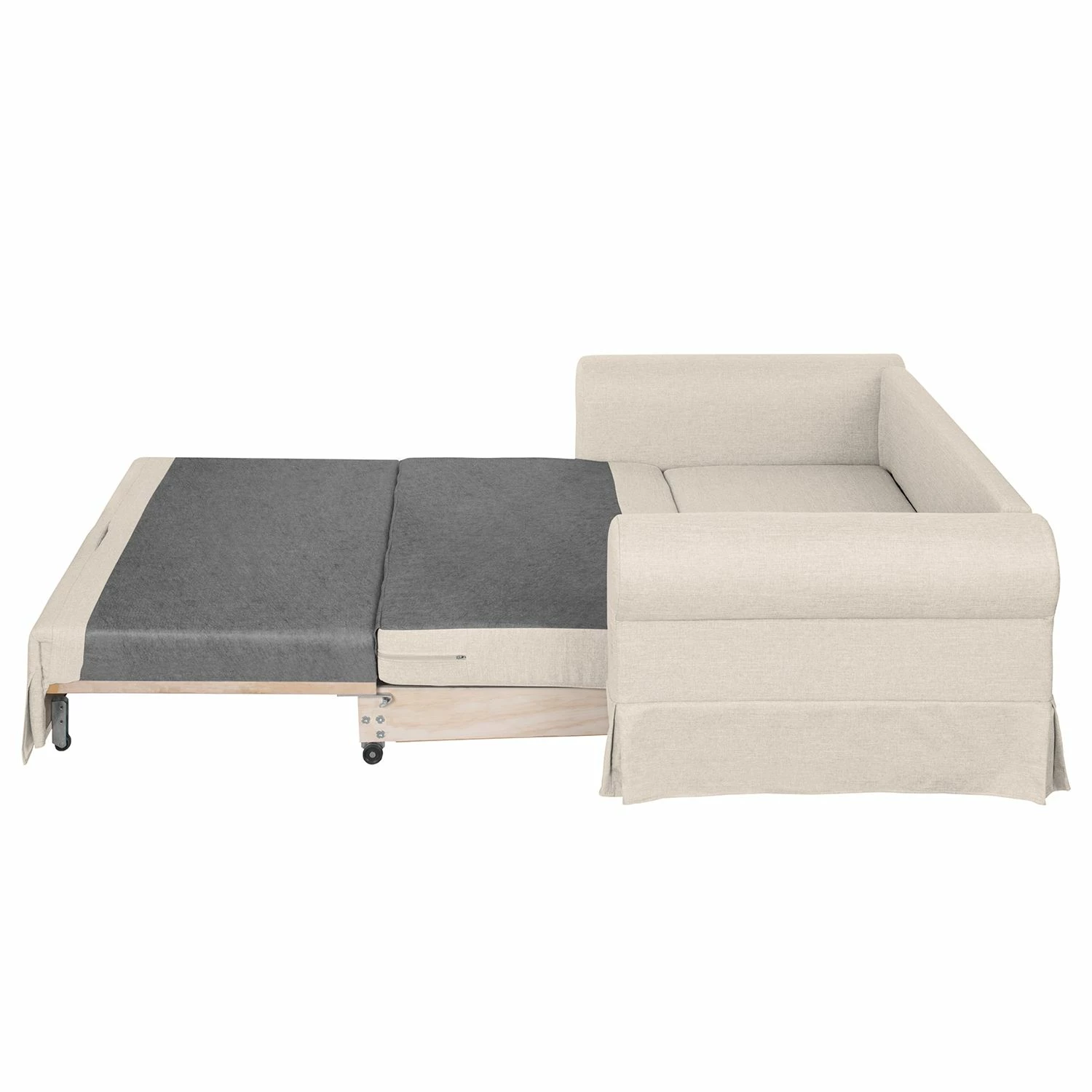 Mooved Schlafsofa Latina III Webstoff - Creme - Breite: 165 cm 9 Mooved Schlafsofa Latina III Webstoff - Creme - Breite: 165 cm – Bild 9