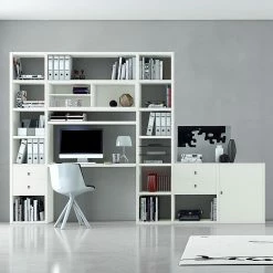 Loftscape Wohnkombination Emporior II - Cremeweiß