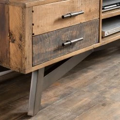 Ars manufacti TV-Lowboard Tamati II - Pinie massiv / Metall -Wohnzimmermöbel boutique en ligne 1000039135 200629 09141200026 DETAILS P000000001000039135