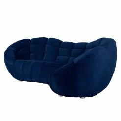 Jack & Alice Bigsofa Blair - Microfaser Blau -Wohnzimmermöbel boutique en ligne 1000040427 220524 030 DETAILS P000000001000040427