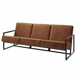 Ars manufacti Sofa Rhode (3-Sitzer) - Mittelbraun