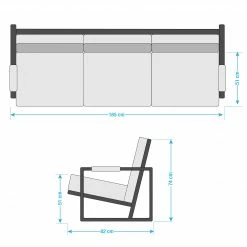 Ars manufacti Sofa Rhode (3-Sitzer) - Mittelbraun -Wohnzimmermöbel boutique en ligne 1000042072 90 GALLERYIMAGES P000000001000042072