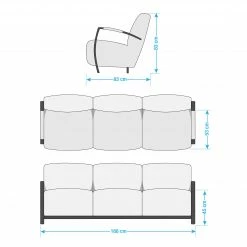 Ars manufacti Polstergarnitur Straid (3-2-1) - Cubanit -Wohnzimmermöbel boutique en ligne 1000042103 140 GALLERYIMAGES P000000001000042103