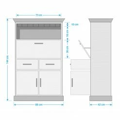 Ars manufacti Weinschrank Hunter - Mango massiv / Metall - Mango / Blaugrau 19 Ars manufacti Weinschrank Hunter - Mango massiv / Metall - Mango / Blaugrau -Wohnzimmermöbel boutique en ligne 1000050845 30 GALLERYIMAGES P000000001000050845