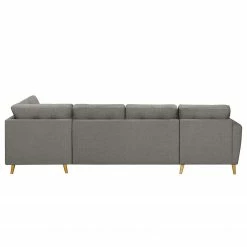 Mørteens Wohnlandschaft Sola Flachgewebe - Grau - Longchair davorstehend links / Ottomane rechts - Mit Schlaffunktion -Wohnzimmermöbel boutique en ligne 1000054946 200617 13241400055 DETAILS P000000001000054946